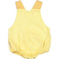 Piupiuchick Light Yellow Multi Color Strap Romper