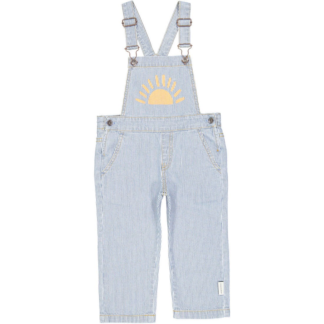 Piupiuchick Denim Striped Sun Dungarees