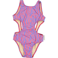 Piupiuchick Pink Animal Print Trikini