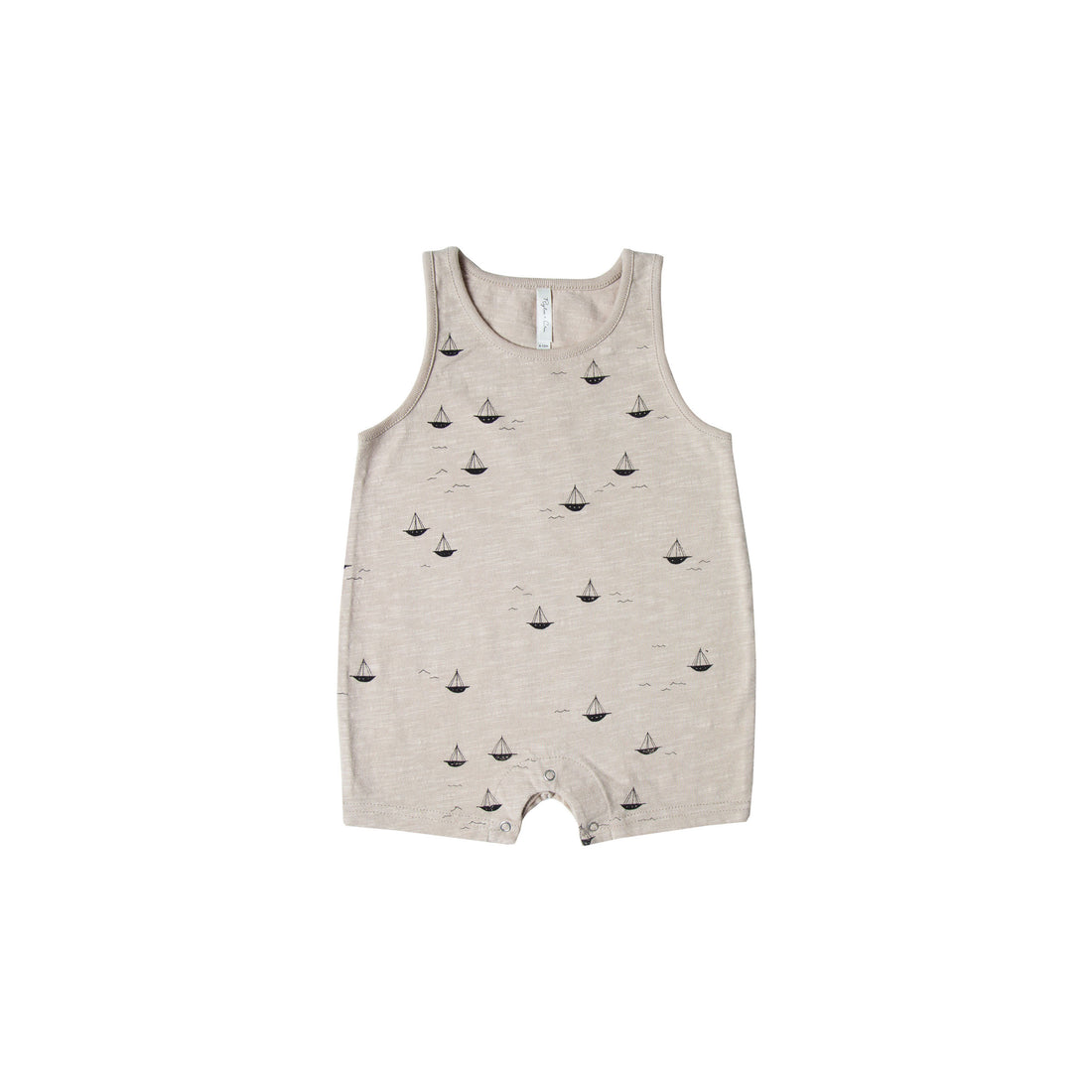 Rylee and Cru Pebble Sailboat Onesie