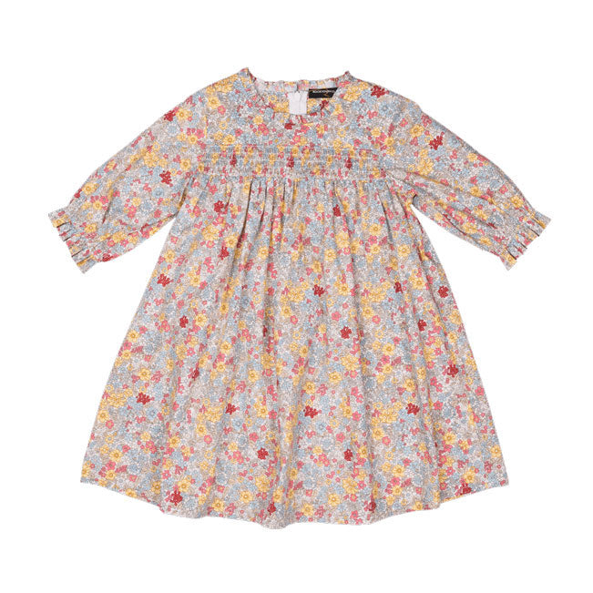 Rock Your Baby Pale Blue Floral Smock Dress