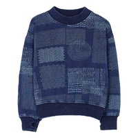 Finger in the Nose Weekly Indigo Sashiko Sweater