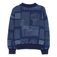 Finger in the Nose Weekly Indigo Sashiko Sweater