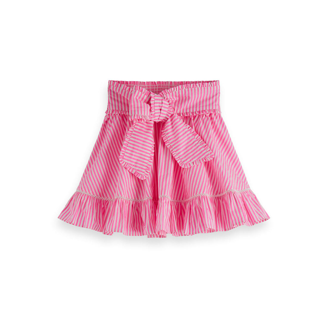 Scotch Shrunk Pink Crispy Cotton Skirt