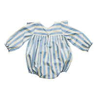 Pink Chicken Baby Quinn Bubble - Sky Stripe