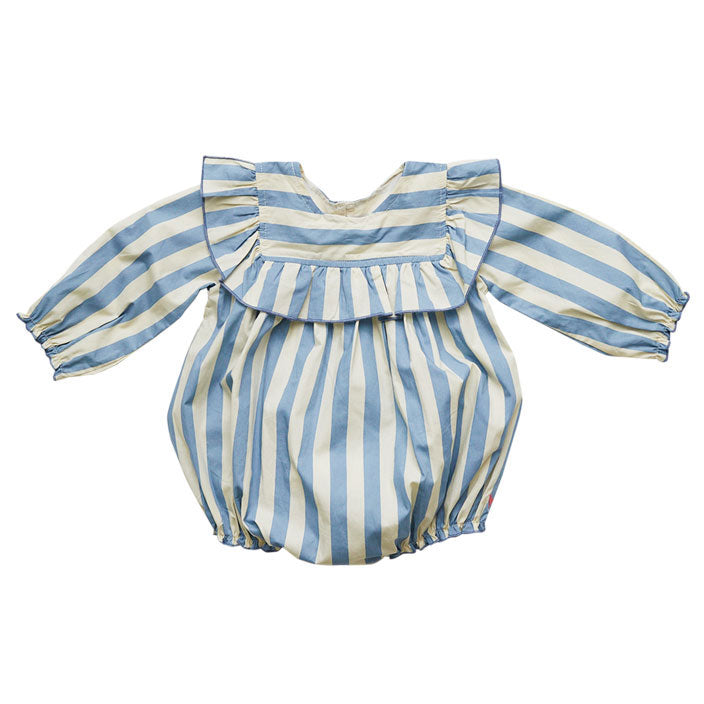 Pink Chicken Baby Quinn Bubble - Sky Stripe