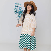 Pink Chicken Danielle Maxi Dress - Mixed Check