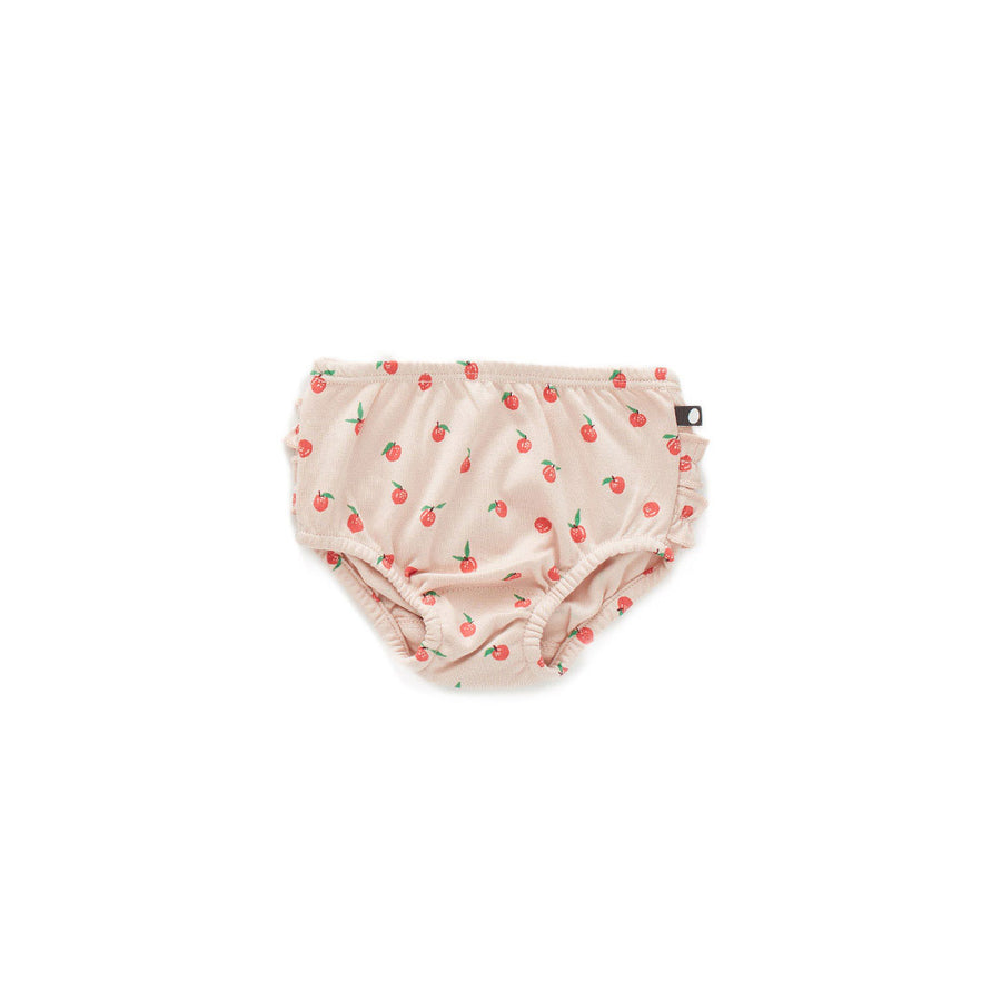 Oeuf Pink Peaches Ruffle Diaper Cover