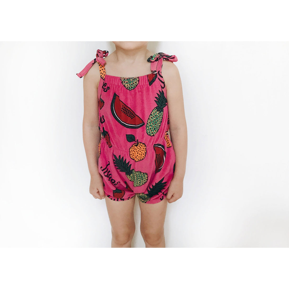 Hugo hot Loves Tiki Fruit Romper w/ Hood