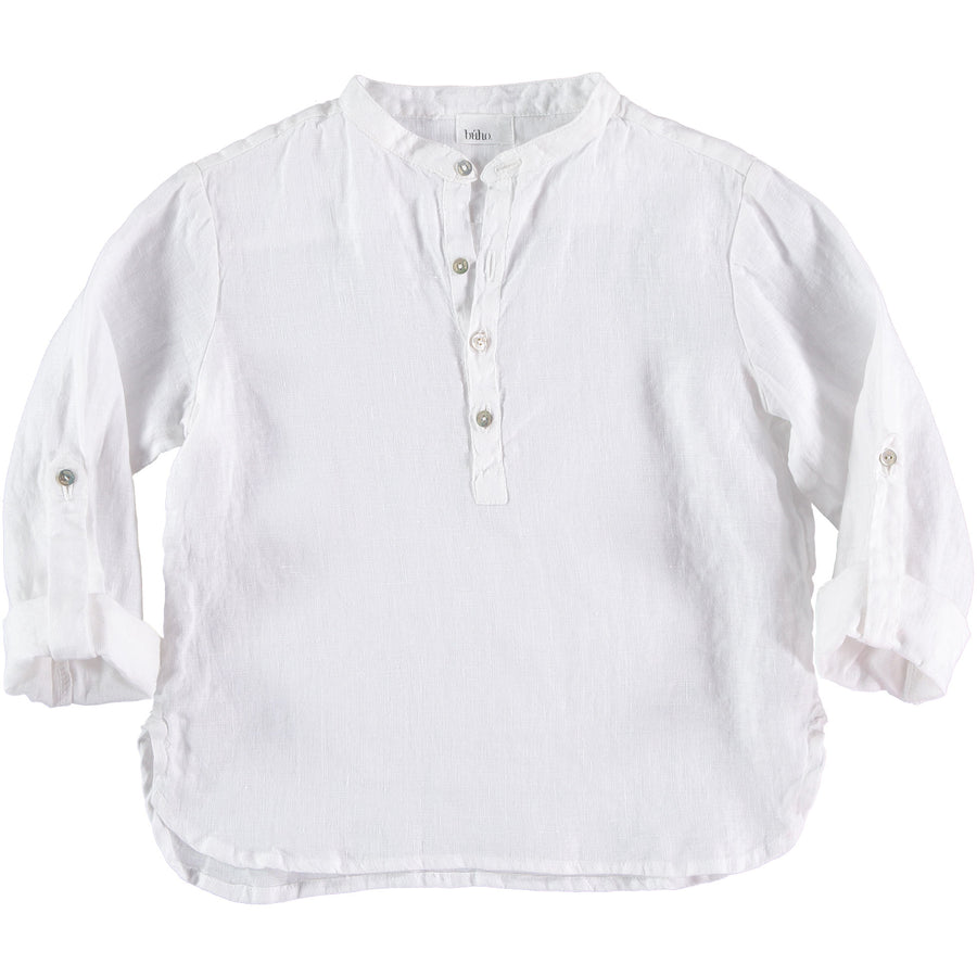 Buho White Paul Linen Shirt