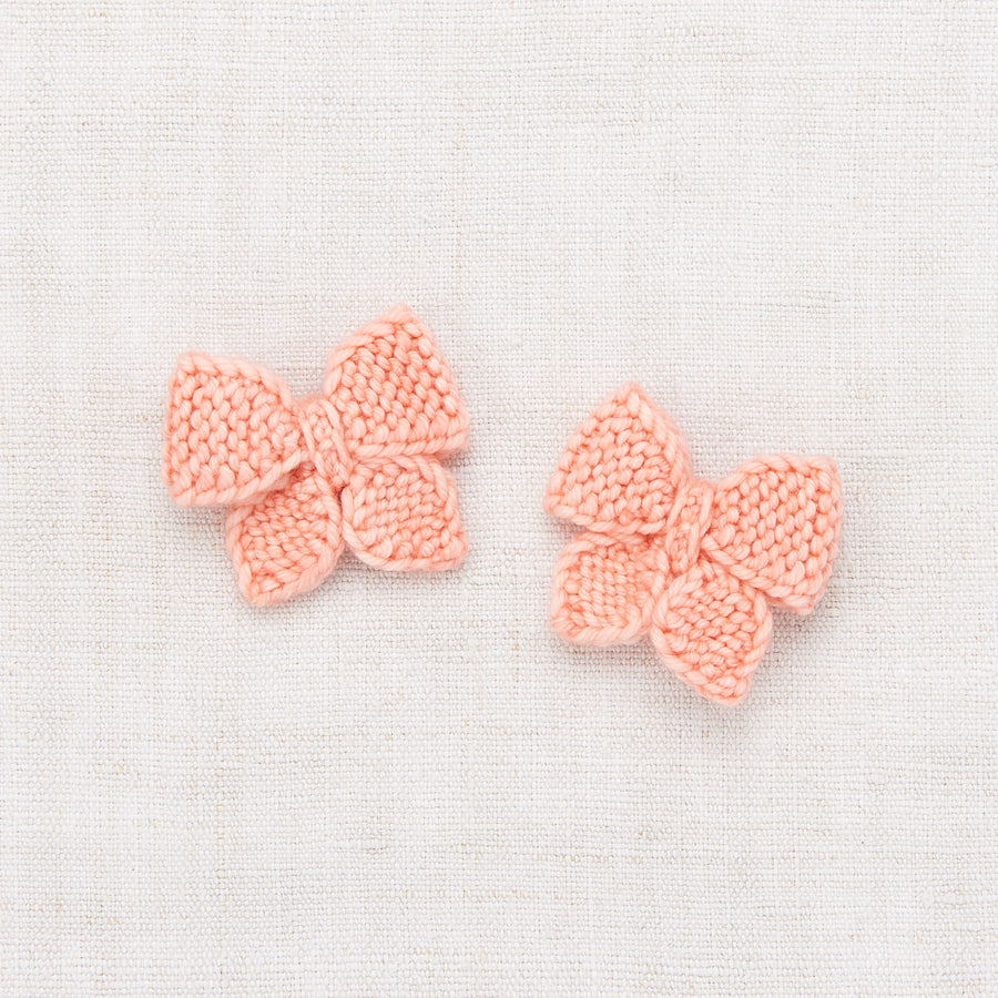 Misha and Puff Baby Puff Bow Set - Grapefruit