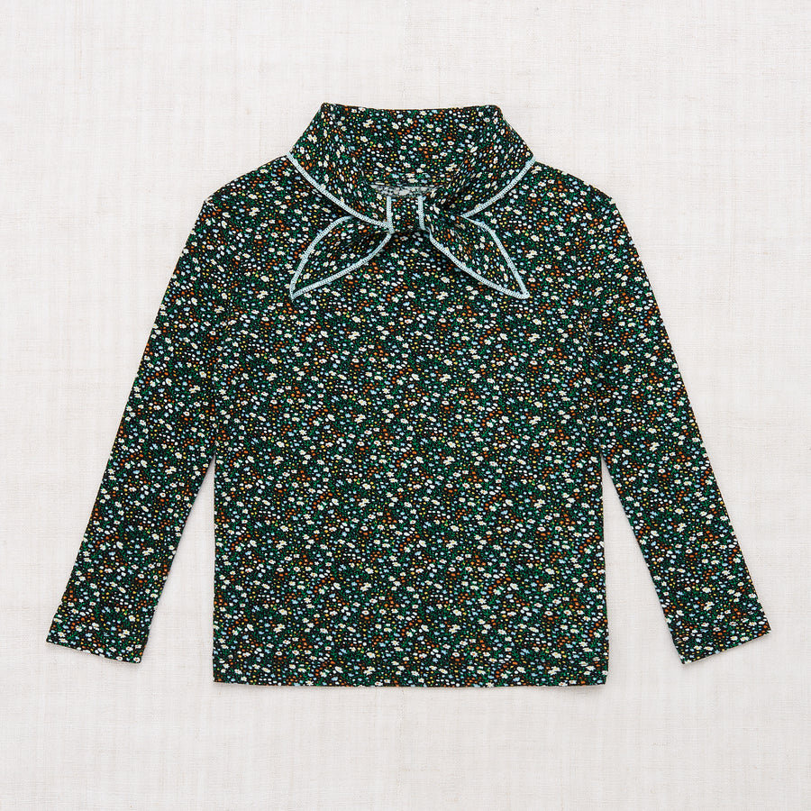 Misha and Puff Scout Top - Emerald Mini Floral