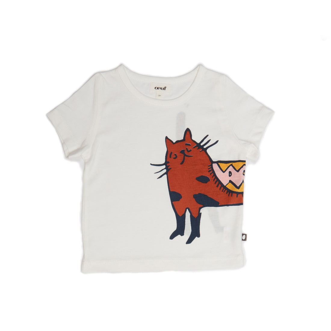 Oeuf White Cat Tee - Ladida