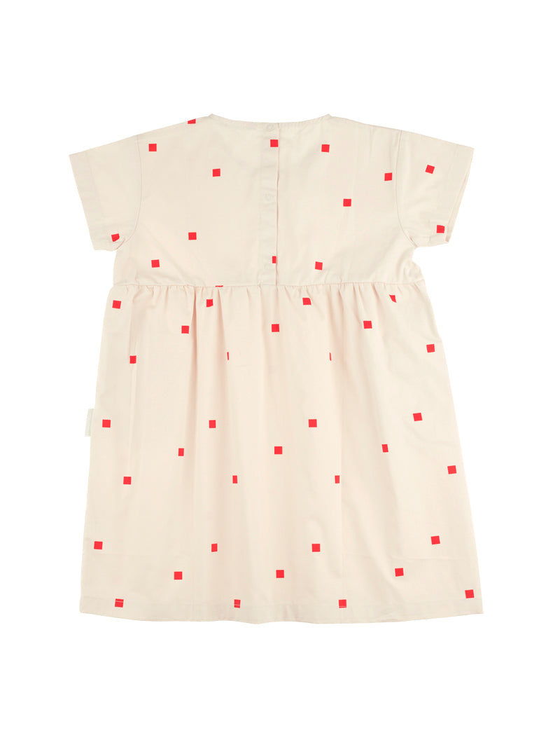 Tiny Cottons dresses Tiny Cottons Square Dots Woven Dress