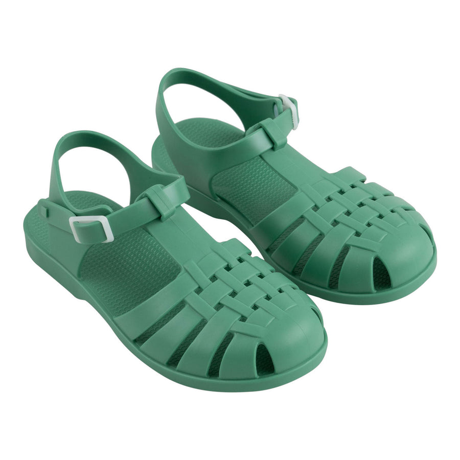 Tiny Cottons shoes Tiny Cottons Soft Green Jelly Sandals